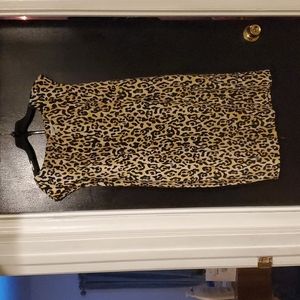 Animal print dress